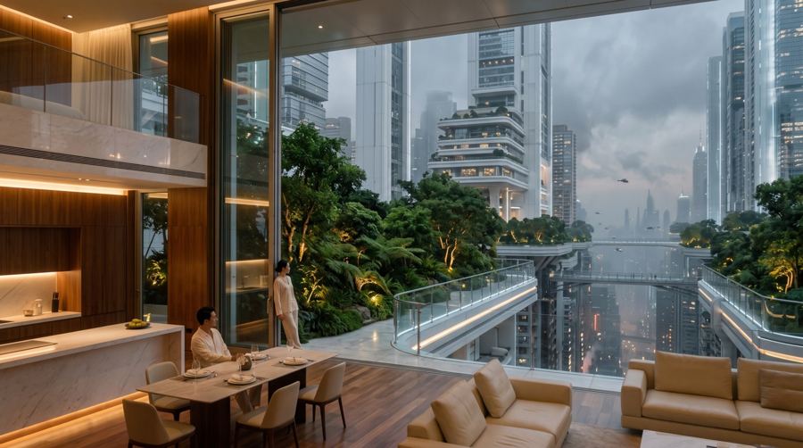 The Atrium apartment