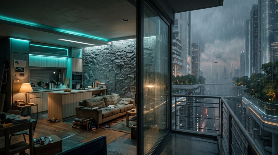 The Skywalks high flat