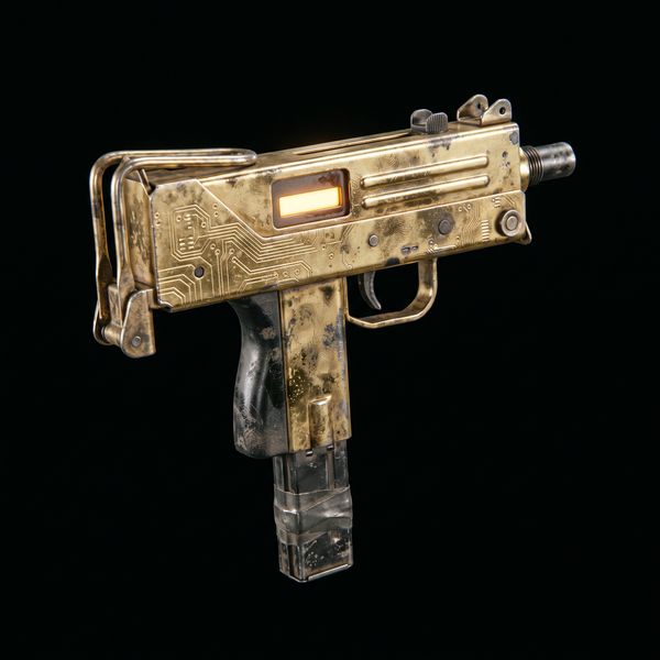 Gold-plated compact SMG